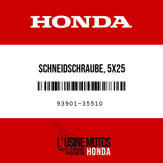 image de 93901-35510 SCHNEIDSCHRAUBE, 5X25