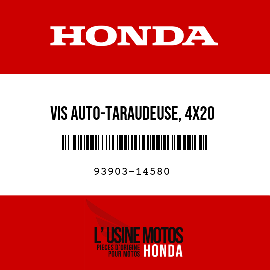 image de 93903-14580 VIS AUTO-TARAUDEUSE, 4X20