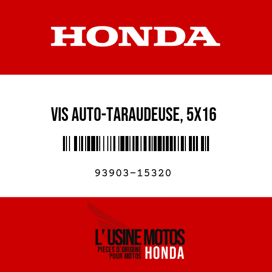 image de 93903-15320 VIS AUTO-TARAUDEUSE, 5X16