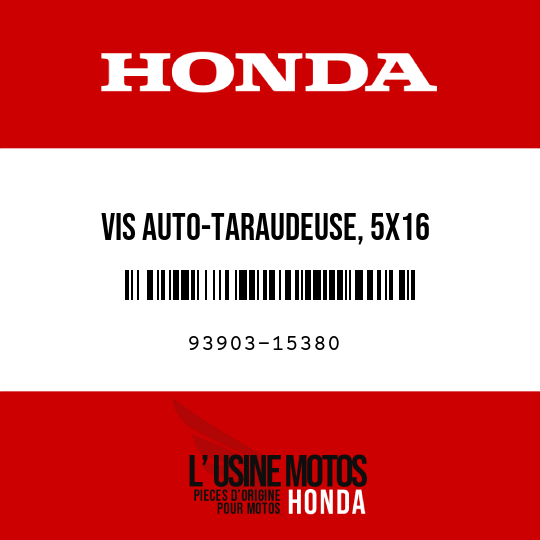 image de 93903-15380 VIS AUTO-TARAUDEUSE, 5X16