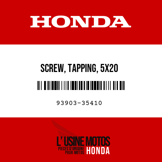 image de 93903-35410 SCREW, TAPPING, 5X20