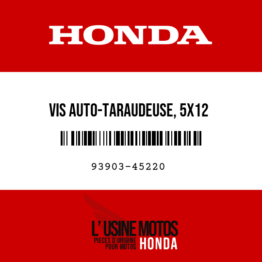 image de 93903-45220 VIS AUTO-TARAUDEUSE, 5X12