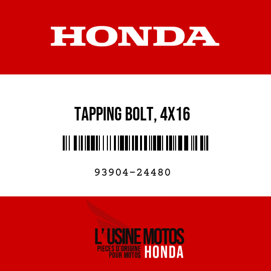 image de 93904-24480 TAPPING BOLT, 4X16