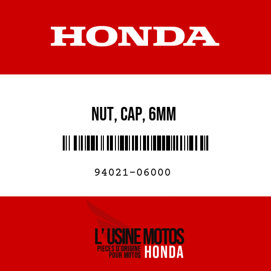image de 94021-06000 NUT, CAP, 6MM