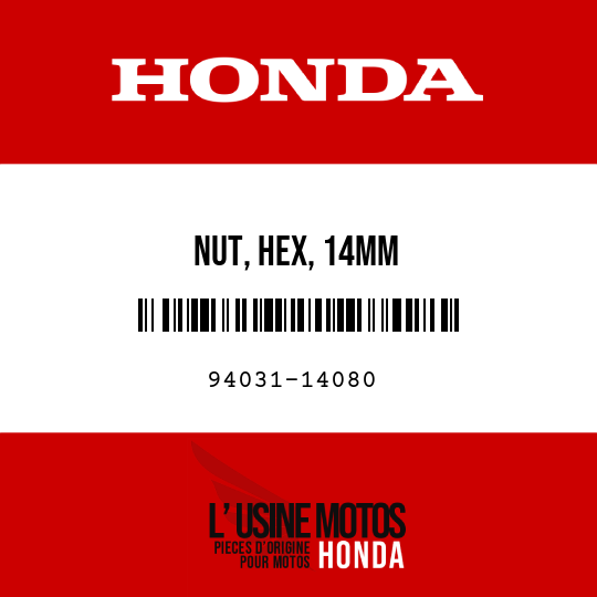 image de 94031-14080 NUT, HEX, 14MM