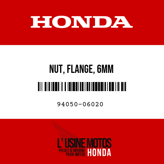 image de 94050-06020 NUT, FLANGE, 6MM