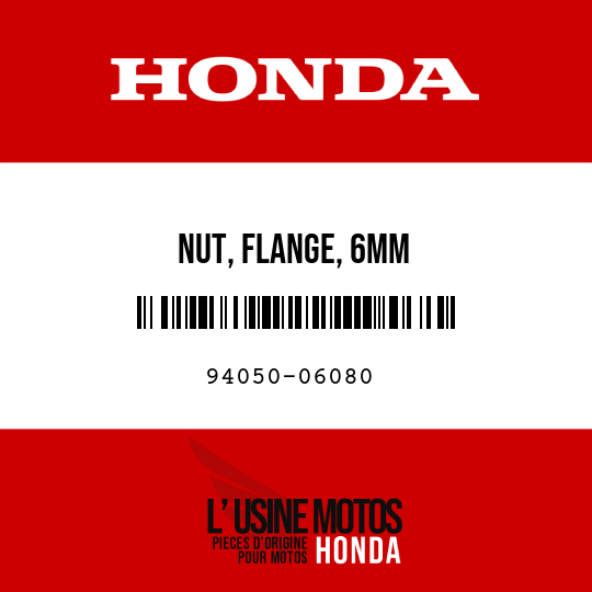 image de 94050-06080 NUT, FLANGE, 6MM
