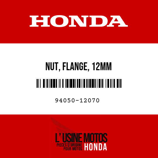 image de 94050-12070 NUT, FLANGE, 12MM