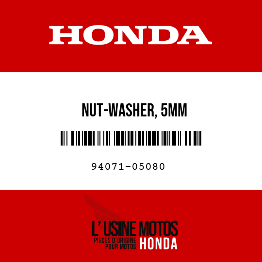 image de 94071-05080 NUT-WASHER, 5MM