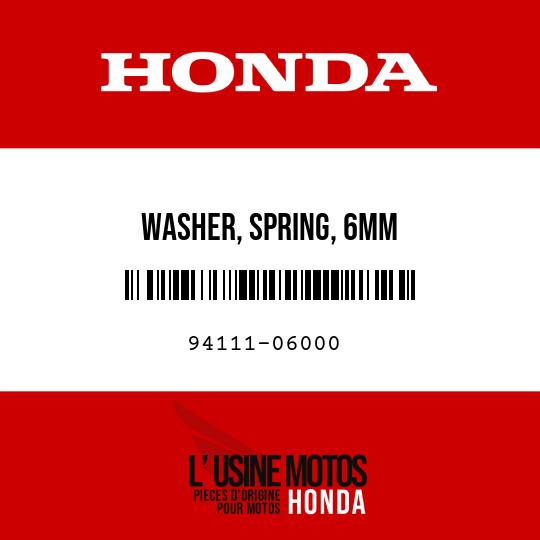 image de 94111-06000 WASHER, SPRING, 6MM