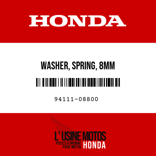 image de 94111-08800 WASHER, SPRING, 8MM