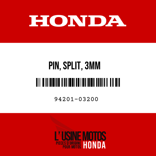 image de 94201-03200 PIN, SPLIT, 3MM
