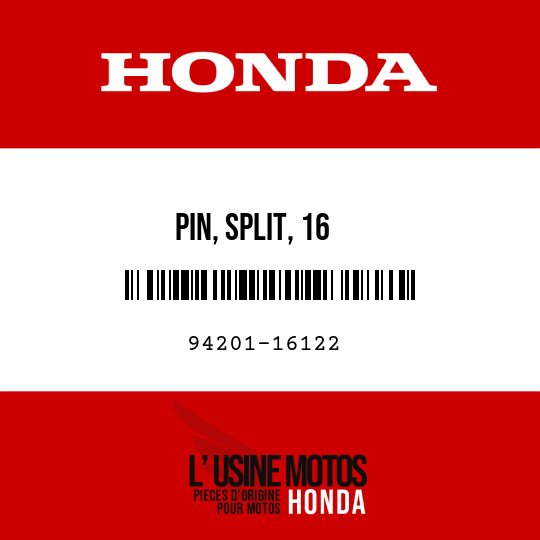 image de 94201-16122 PIN, SPLIT, 16