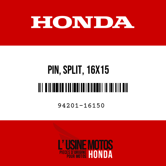 image de 94201-16150 PIN, SPLIT, 16X15