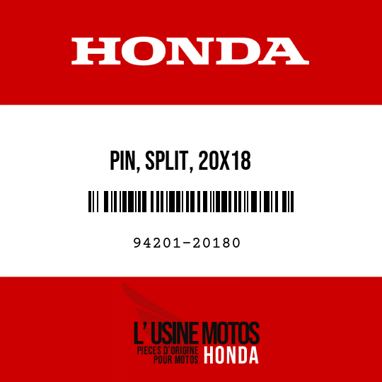 image de 94201-20180 PIN, SPLIT, 20X18