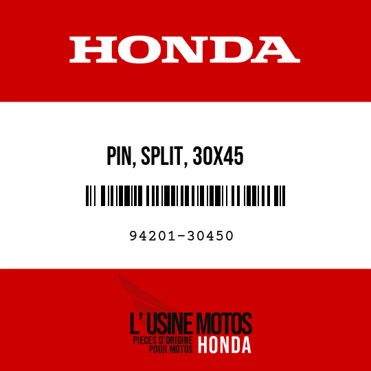image de 94201-30450 PIN, SPLIT, 30X45