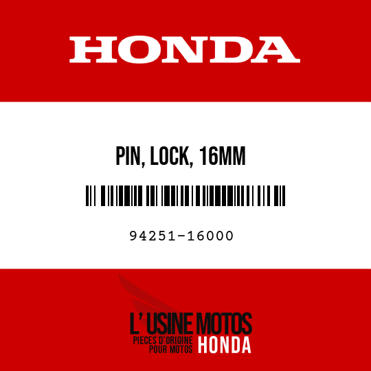 image de 94251-16000 PIN, LOCK, 16MM