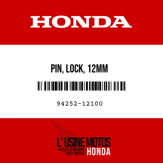 image de 94252-12100 PIN, LOCK, 12MM