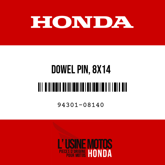 image de 94301-08140 DOWEL PIN, 8X14