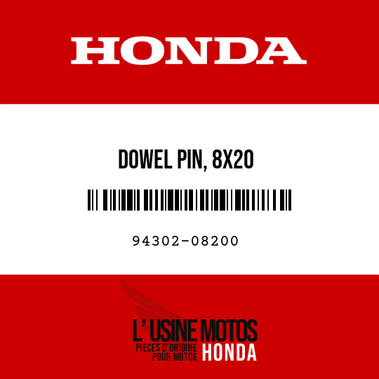 image de 94302-08200 DOWEL PIN, 8X20