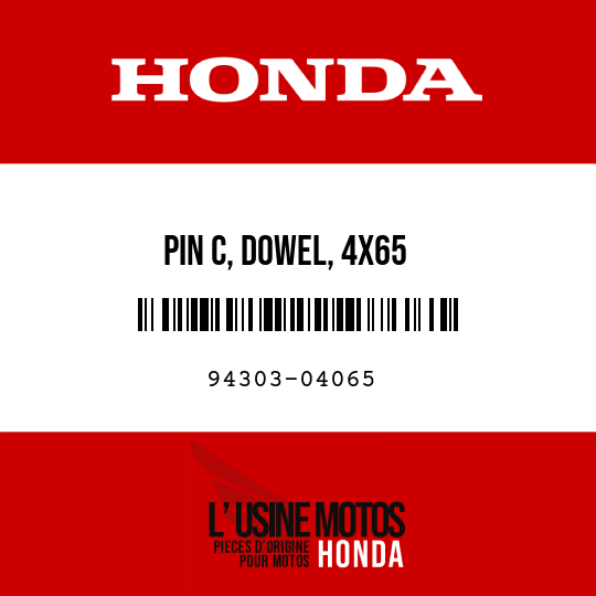 image de 94303-04065 PIN C, DOWEL, 4X65