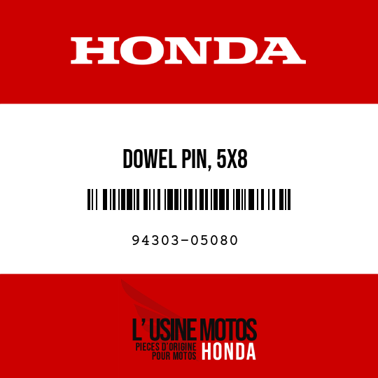 image de 94303-05080 DOWEL PIN, 5X8
