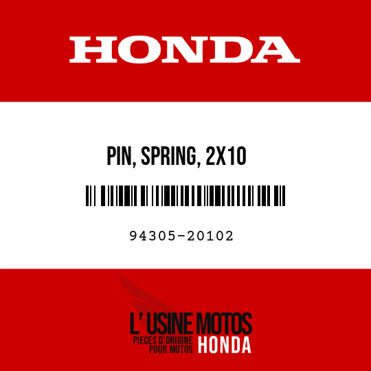image de 94305-20102 PIN, SPRING, 2X10