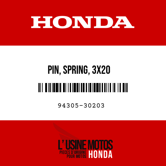 image de 94305-30203 PIN, SPRING, 3X20