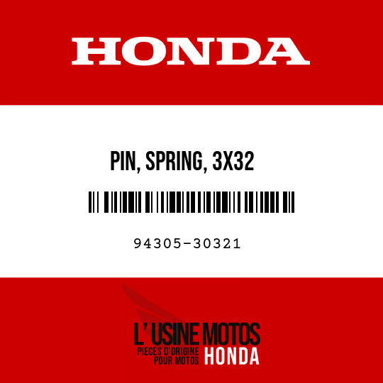 image de 94305-30321 PIN, SPRING, 3X32