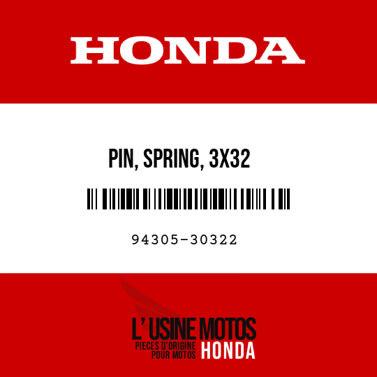image de 94305-30322 PIN, SPRING, 3X32