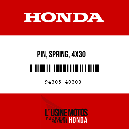 image de 94305-40303 PIN, SPRING, 4X30