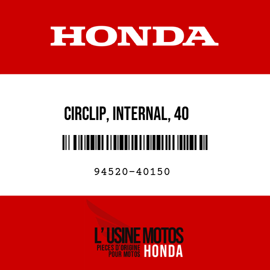 image de 94520-40150 CIRCLIP, INTERNAL, 40