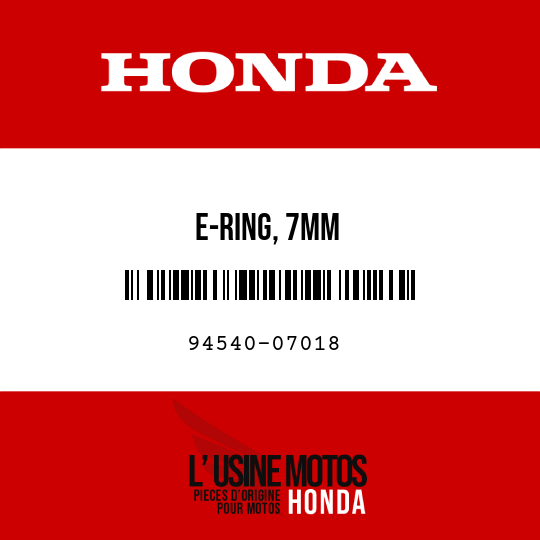 image de 94540-07018 E-RING, 7MM