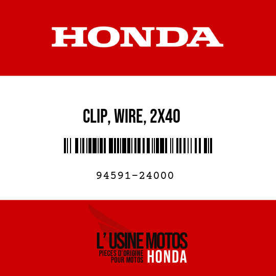 image de 94591-24000 CLIP, WIRE, 2X40