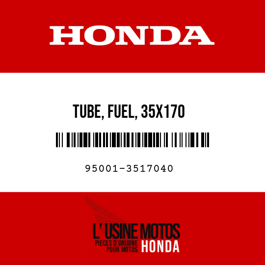 image de 95001-3517040 TUBE, FUEL, 35X170 (95001-35001-60M)