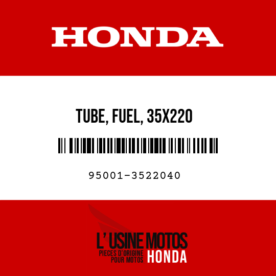 image de 95001-3522040 TUBE, FUEL, 35X220 (95001-35001-60M)