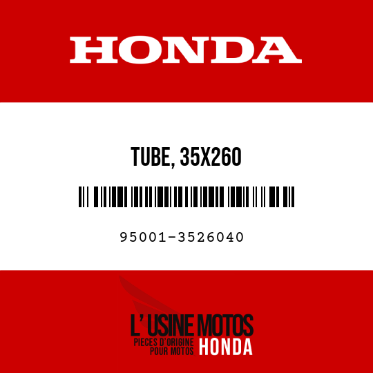 image de 95001-3526040 TUBE, 35X260