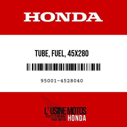 image de 95001-4528040 TUBE, FUEL, 45X280 (95001-45001-60M)