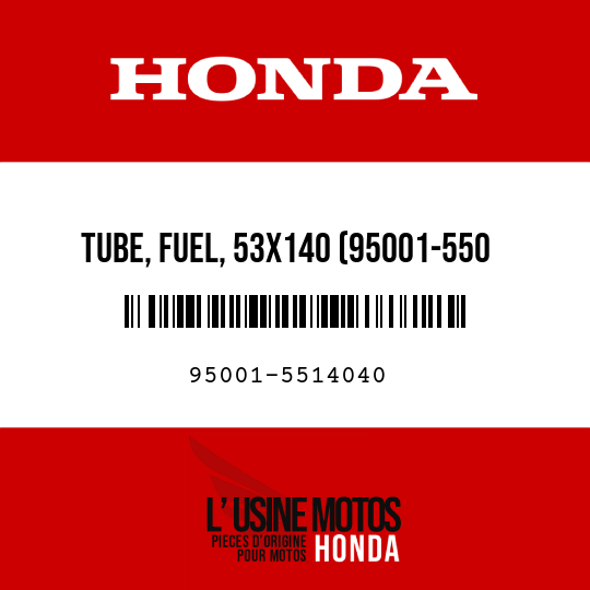image de 95001-5514040 TUBE, FUEL, 53X140 (95001-550 (95001-55001-60M)