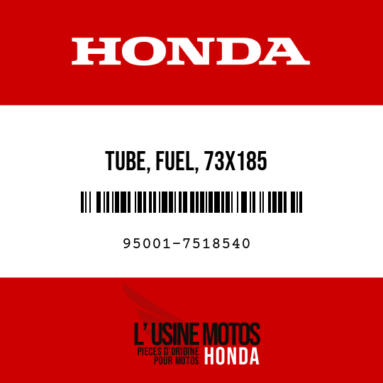 image de 95001-7518540 TUBE, FUEL, 73X185 (95001-75001-60M)