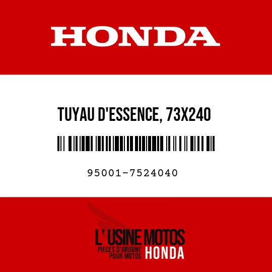 image de 95001-7524040 TUYAU D'ESSENCE, 73X240 (95001-75001-60M)