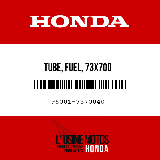 image de 95001-7570040 TUBE, FUEL, 73X700 (95001-75001-60M)