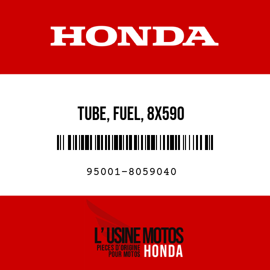 image de 95001-8059040 TUBE, FUEL, 8X590