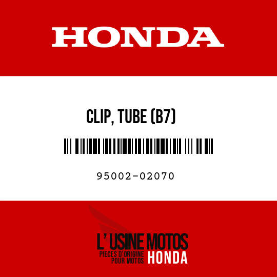 image de 95002-02070 CLIP, TUBE (B7)