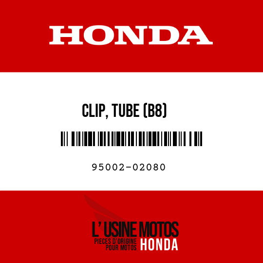 image de 95002-02080 CLIP, TUBE (B8)