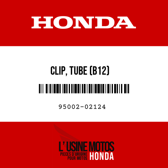 image de 95002-02124 CLIP, TUBE (B12)