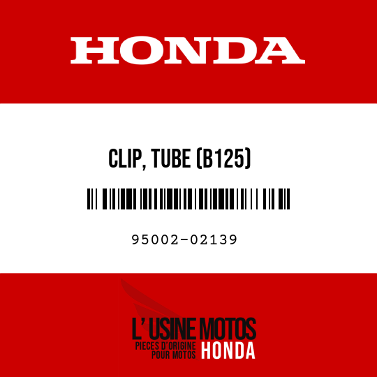 image de 95002-02139 CLIP, TUBE (B125)