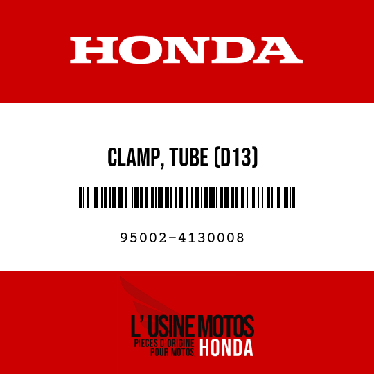image de 95002-4130008 CLAMP, TUBE (D13)
