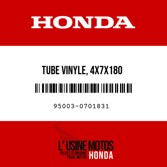 image de 95003-0701831 TUBE VINYLE, 4X7X180 (95003-07001-60M)