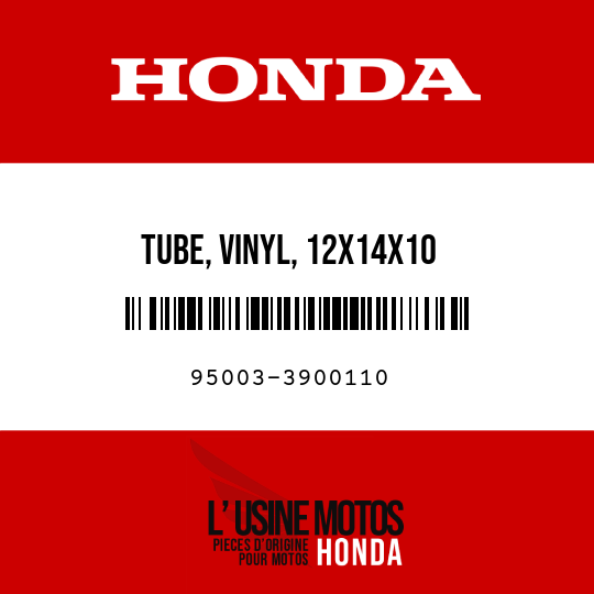 image de 95003-3900110 TUBE, VINYL, 12X14X10 (95003-39001-10M)